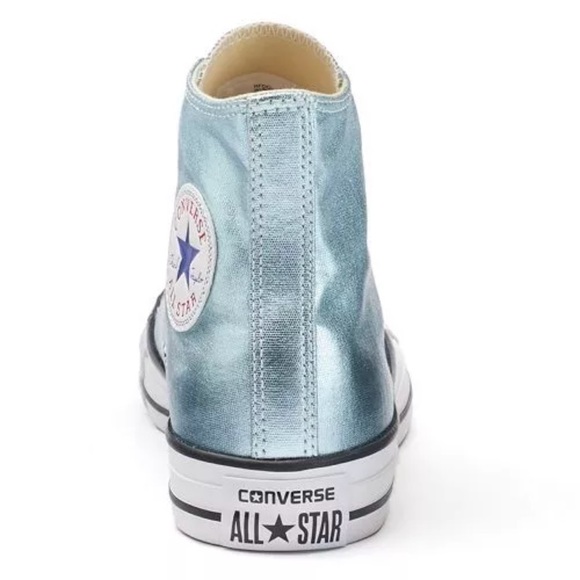 Unisex Men Women Converse Metallic High Top New - Picture 2 of 8